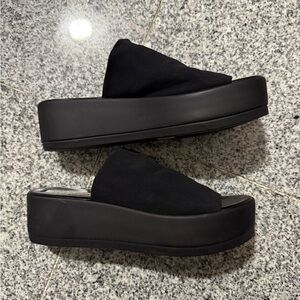 Steve Madden Platform Slide Sandals